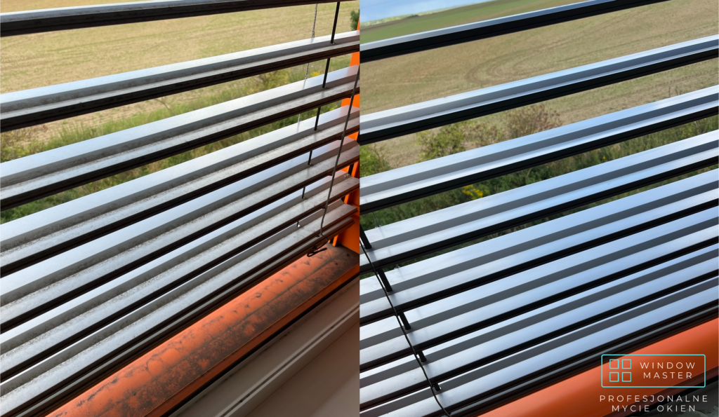 mycie żaluzji rolet szczecin
